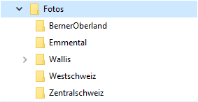 Ordner-Struktur Stufe 1